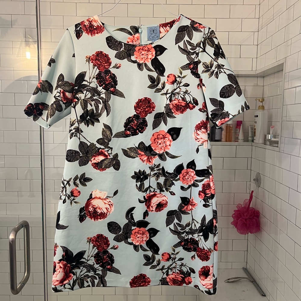 CeCe scuba floral dress